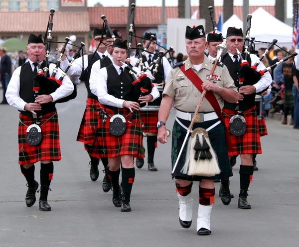 Highland gry nad morzem — Zdjęcie stockowe