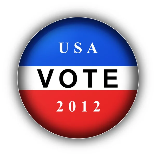 Hlasování tlačítka 2012 — Stock fotografie