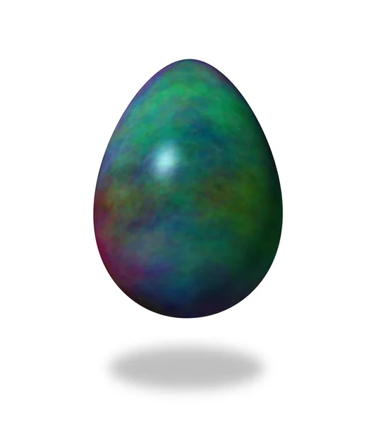 Jajko marmur zielony — Zdjęcie stockowe