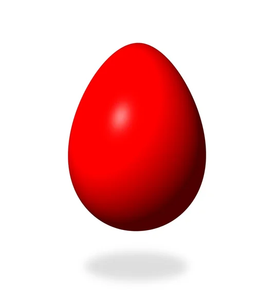 Uovo rosso — Foto Stock