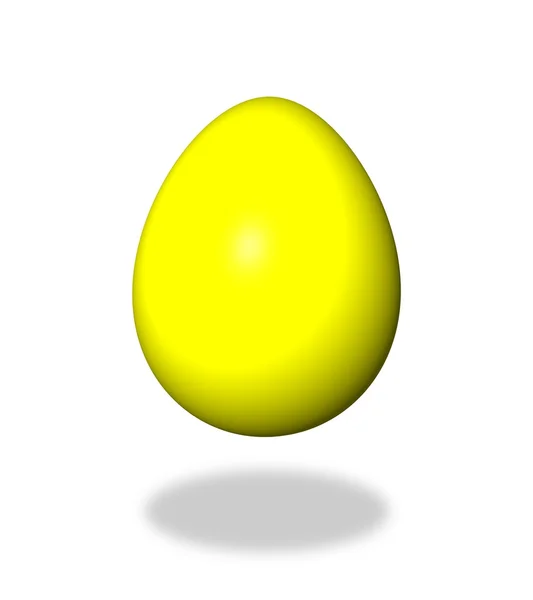 Žluté vajíčko — Stock fotografie