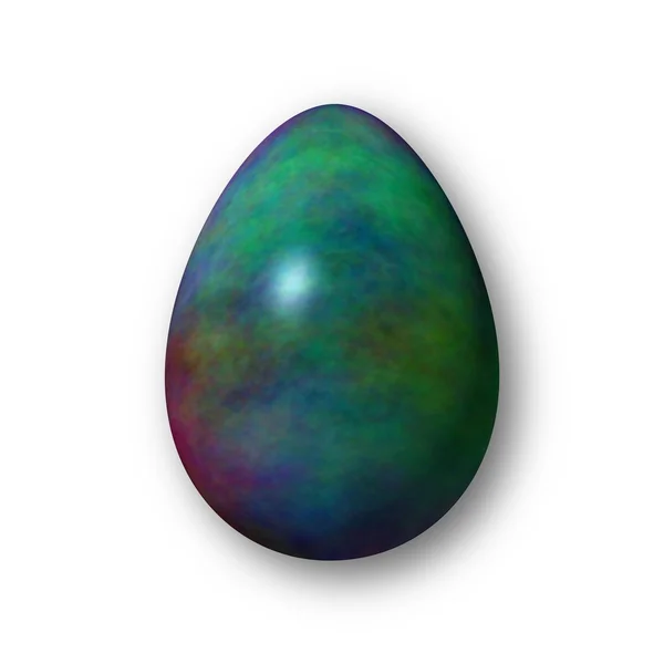 Мрамор зеленый яйцо — стоковое фото