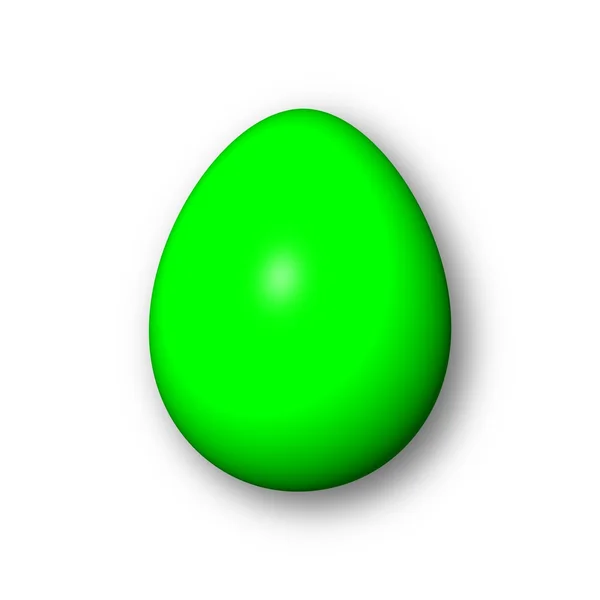 Зеленый яйцо — стоковое фото