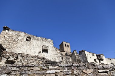 Ruins of Esco in Spain clipart