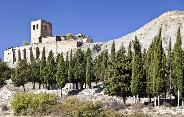 stock image Esco Abandoned Hill Town in Spain