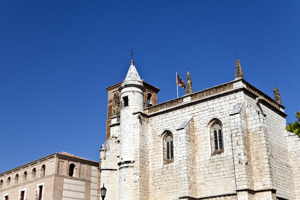 Church built in the 16th century in gothic style, Tordesillas, Spain