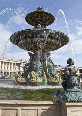 Paris'te concorde Çeşmede