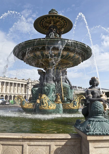 Fontaine au Concorde à Paris — Photo