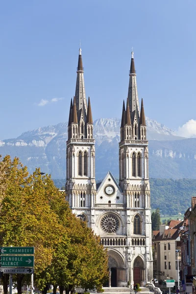 stock image Cathedral of Voiron