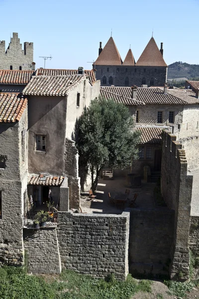 Село Carcassonne — стокове фото