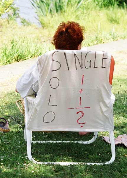 Donna single . — Foto Stock