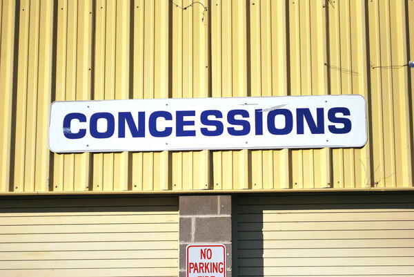 Concessions stand.