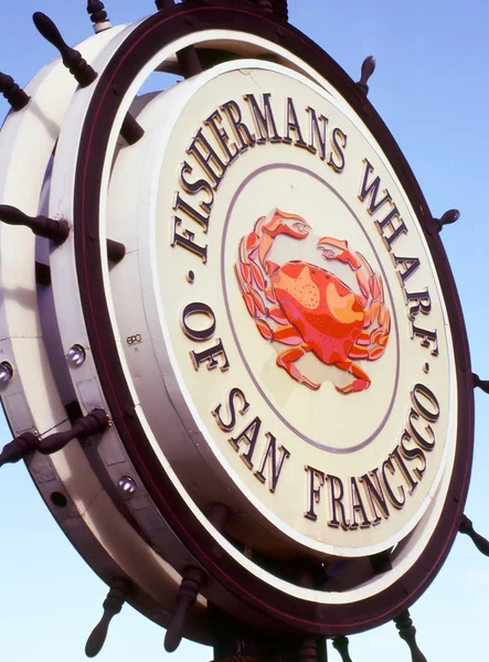 stock image Fishermans wharf symbol.