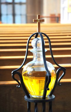 Annointing oil. clipart