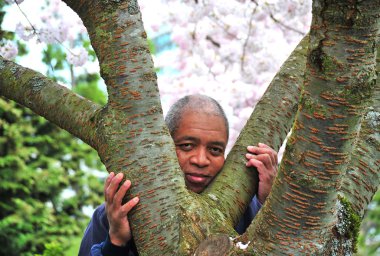 Afro-Amerikan erkek.