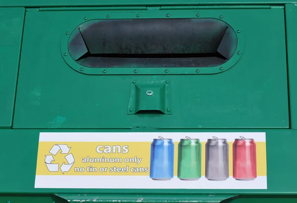 Caixas de reciclagem . — Fotografia de Stock