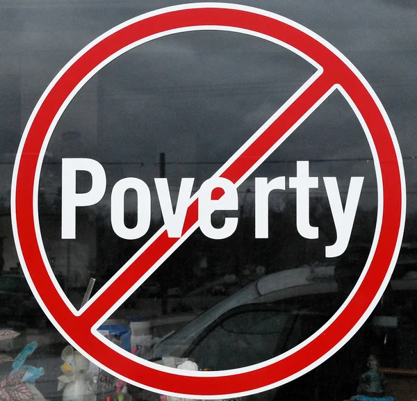 Armoede symbool. — Stockfoto