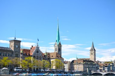 cityscape Zurich, İsviçre