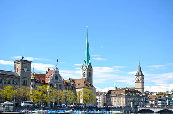 Міський пейзаж Цюріх, Швейцарія — стокове фото