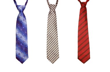 Luxury tie on white background clipart