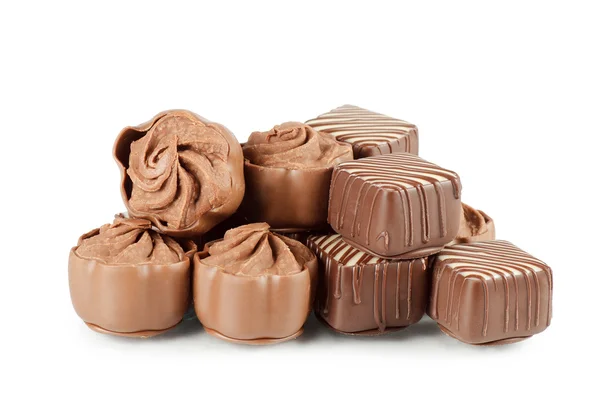 Välsmakande godis från en mjölkchoklad — Stockfoto
