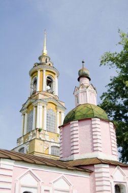 suzdal eski kilisede. Rusya'nın altın yüzük