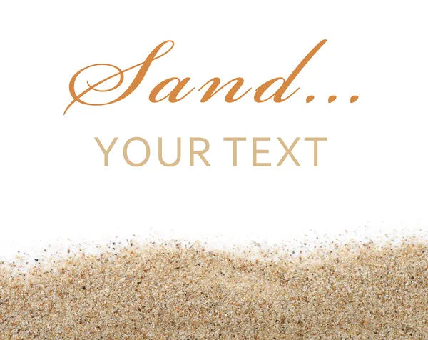 Sandstreuung — Stockfoto