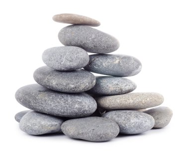 Group of stones isolated clipart