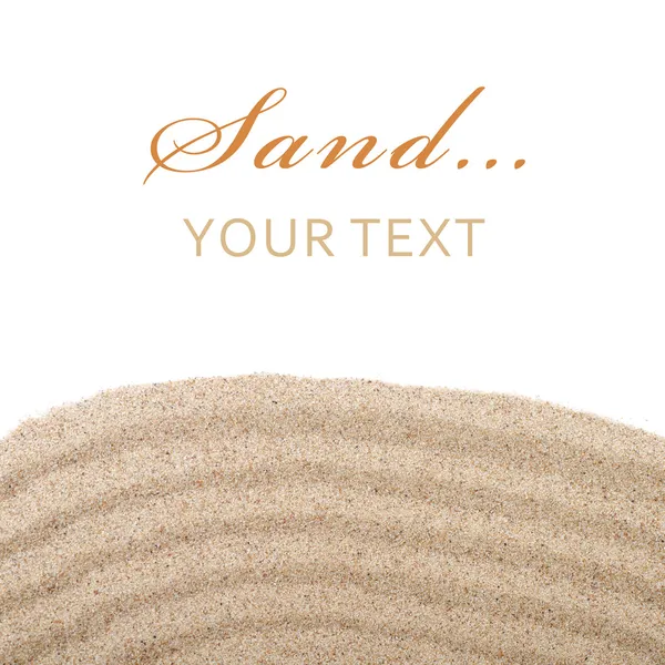 Espalhamento de areia — Fotografia de Stock