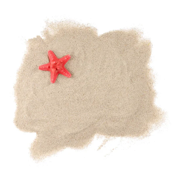 Sea Starfish isolado em branco — Fotografia de Stock