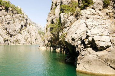 Harika bir manzara mounttain yeşil Kanyon