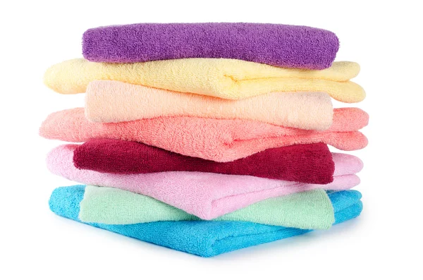 Den kombinerade färg handduken — Stockfoto