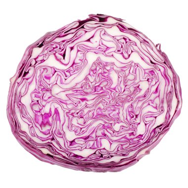 izole kırmızı lahana