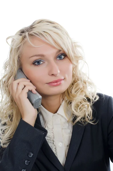 Portrait of the young beautiful girl — Stock Photo, Image