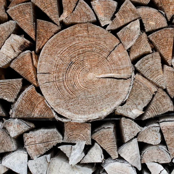 Woodpile φωτιά ξύλου — Φωτογραφία Αρχείου