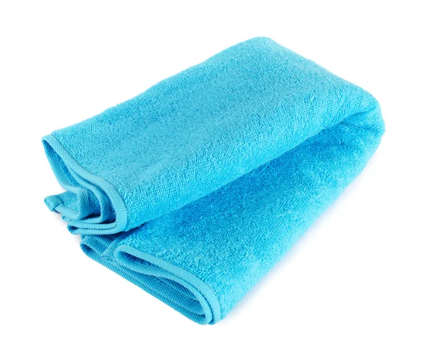 L'asciugamano di colore isolato sul bianco — Foto Stock