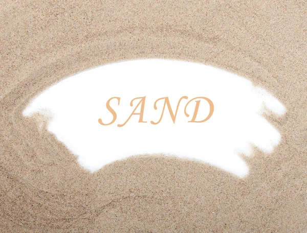 Sand spridning — Stockfoto