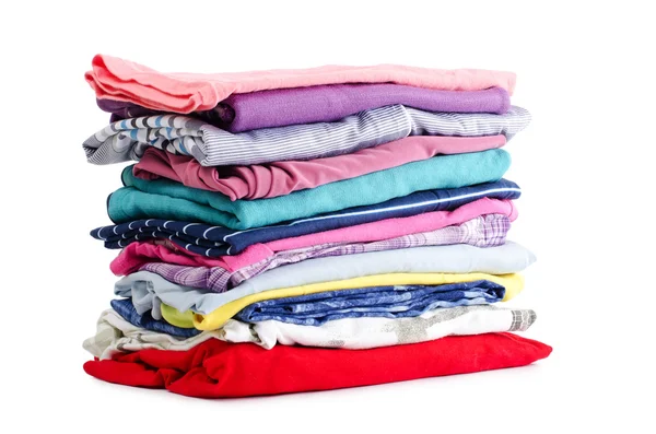 Hromadu čistého oblečení — Stock fotografie