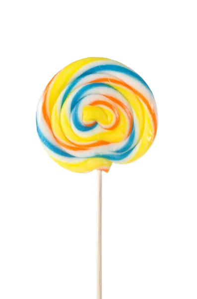 Lollipop colorido aislado en el blanco — Foto de Stock