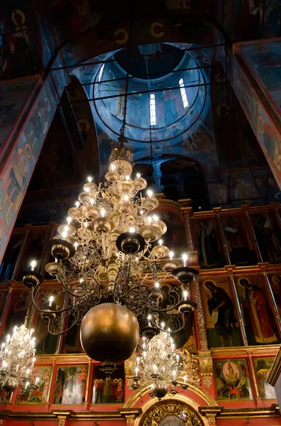 Intérieur de l'église orthodoxe russe — Photo