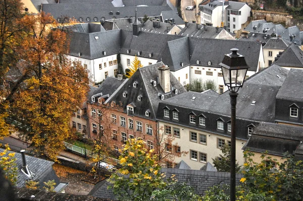 Luxembourg, the lower town — Stock Photo, Image