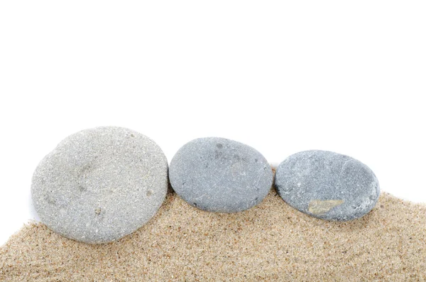 Pedras na areia — Fotografia de Stock