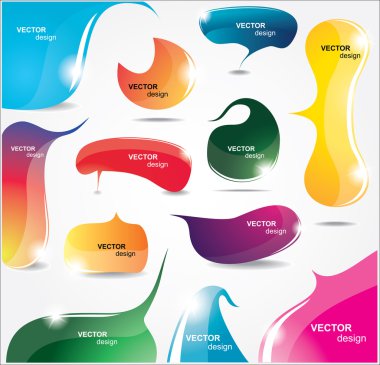 Collection of elements for web design clipart