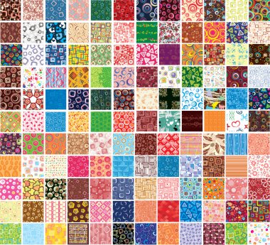 Big collection patterns clipart