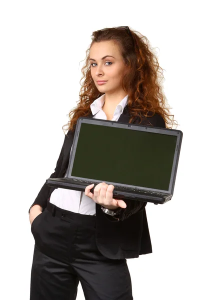 Portrait of attractive young business woma — Stock Photo, Image