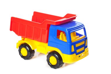 Colorful toy truck clipart