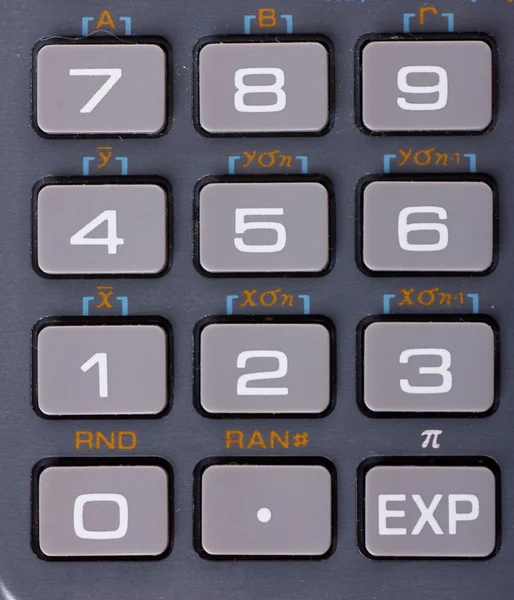 Клавиатура калькулятора — стоковое фото
