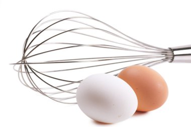 Whisk and eggs clipart