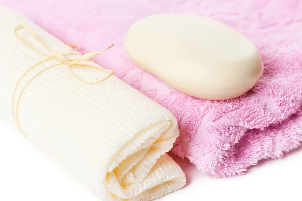 stock image Towel and soap