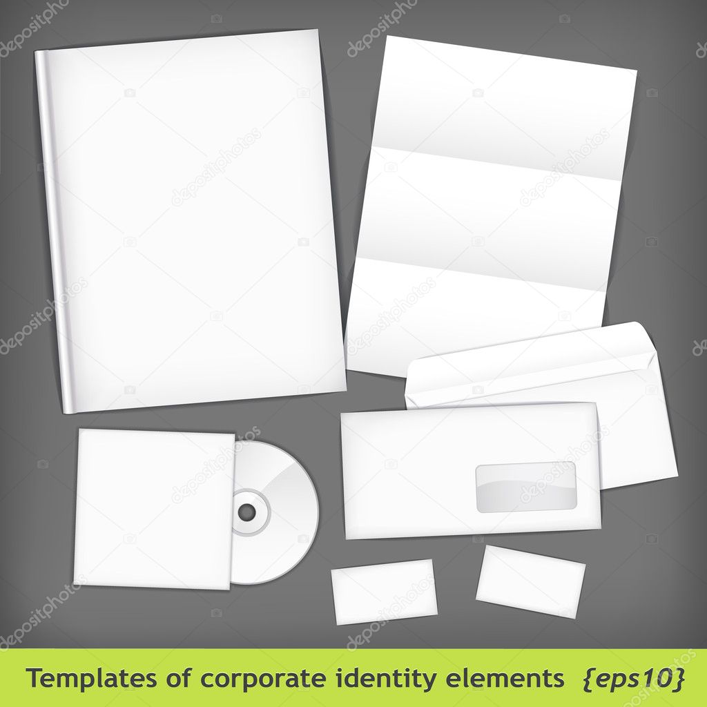 Set of templates corporate identity. vector illustration (eps10)